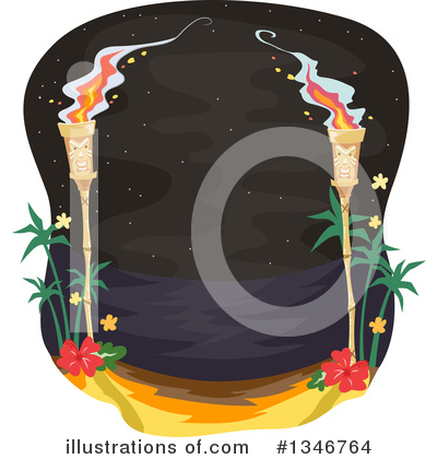 Tiki Torch Clipart #1346764 by BNP Design Studio