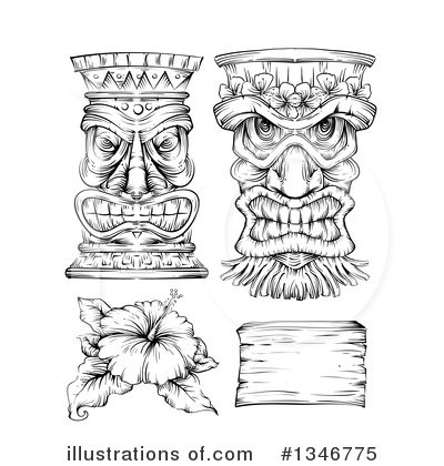 Tiki Clipart #1346775 by BNP Design Studio