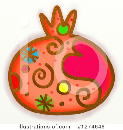 Royalty-Free (RF) Pomegranate Clipart Illustration by Prawny - Stock Sample #1274646