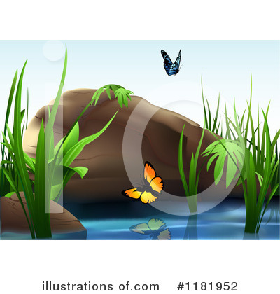 Royalty-Free (RF) Pond Clipart Illustration by dero - Stock Sample #1181952