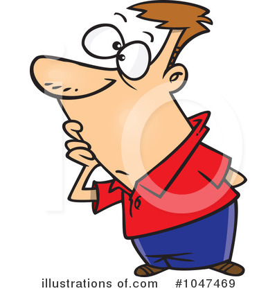 Royalty-Free (RF) Pondering Clipart Illustration by toonaday - Stock Sample #1047469