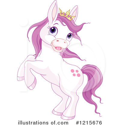 Royalty-Free (RF) Pony Clipart Illustration by Pushkin - Stock Sample #1215676