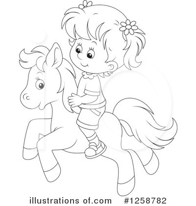 Royalty-Free (RF) Pony Clipart Illustration by Alex Bannykh - Stock Sample #1258782