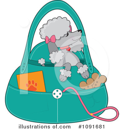 Royalty-Free (RF) Poodle Clipart Illustration by Maria Bell - Stock Sample #1091681