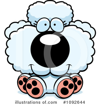 Royalty-Free (RF) Poodle Clipart Illustration by Cory Thoman - Stock Sample #1092644