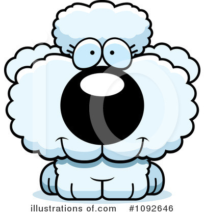 Poodle Clipart #1092646 by Cory Thoman