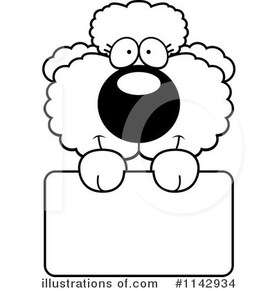 Royalty-Free (RF) Poodle Clipart Illustration by Cory Thoman - Stock Sample #1142934