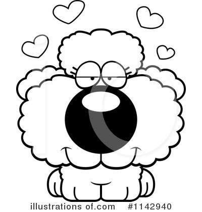 Royalty-Free (RF) Poodle Clipart Illustration by Cory Thoman - Stock Sample #1142940