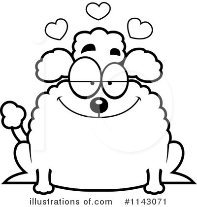 Royalty-Free (RF) Poodle Clipart Illustration by Cory Thoman - Stock Sample #1143071
