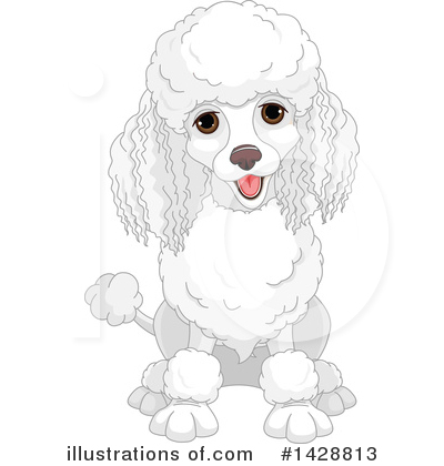 Royalty-Free (RF) Poodle Clipart Illustration by Pushkin - Stock Sample #1428813