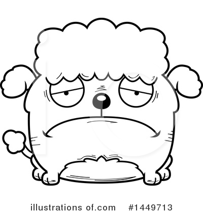 Royalty-Free (RF) Poodle Clipart Illustration by Cory Thoman - Stock Sample #1449713