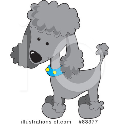 Royalty-Free (RF) Poodle Clipart Illustration by Maria Bell - Stock Sample #83377