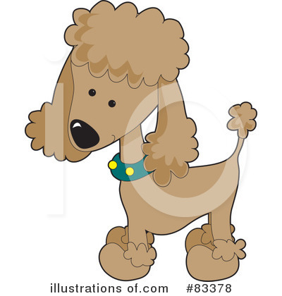 Royalty-Free (RF) Poodle Clipart Illustration by Maria Bell - Stock Sample #83378