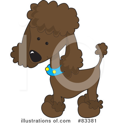 Royalty-Free (RF) Poodle Clipart Illustration by Maria Bell - Stock Sample #83381