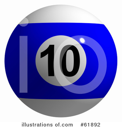Royalty-Free (RF) Pool Ball Clipart Illustration by ShazamImages - Stock Sample #61892