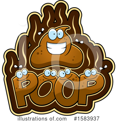 Poop Character Clipart #1583937 by Cory Thoman