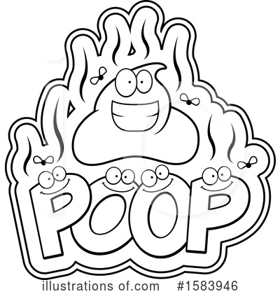 Poop Character Clipart #1583946 by Cory Thoman