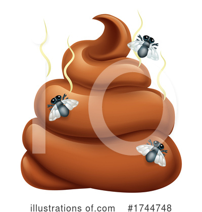 Royalty-Free (RF) Poop Clipart Illustration by AtStockIllustration - Stock Sample #1744748