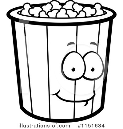 Popcorn Mascot Clipart #1151634 by Cory Thoman