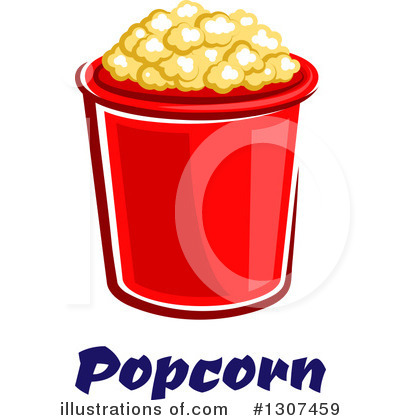 Royalty-Free (RF) Popcorn Clipart Illustration by Vector Tradition SM - Stock Sample #1307459