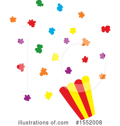 Royalty-Free (RF) Popcorn Clipart Illustration by Cherie Reve - Stock Sample #1552008