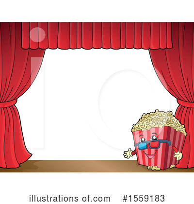 Royalty-Free (RF) Popcorn Clipart Illustration by visekart - Stock Sample #1559183