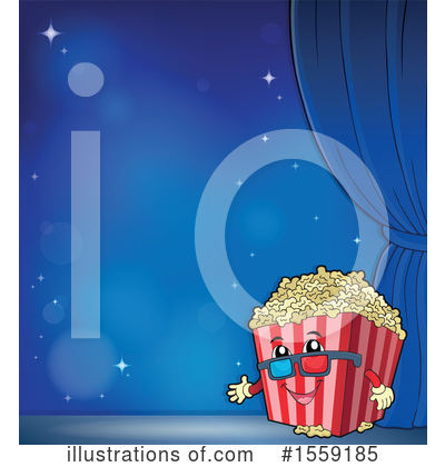 Royalty-Free (RF) Popcorn Clipart Illustration by visekart - Stock Sample #1559185