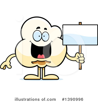 Royalty-Free (RF) Popcorn Mascot Clipart Illustration by Cory Thoman - Stock Sample #1390996