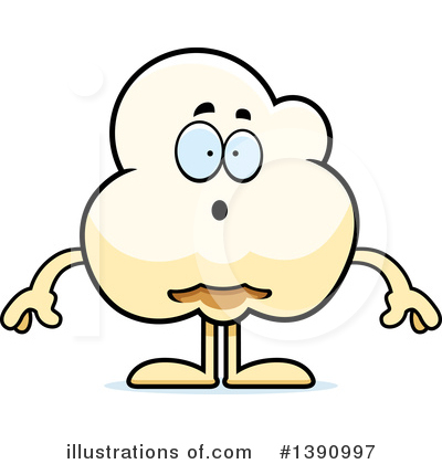 Royalty-Free (RF) Popcorn Mascot Clipart Illustration by Cory Thoman - Stock Sample #1390997