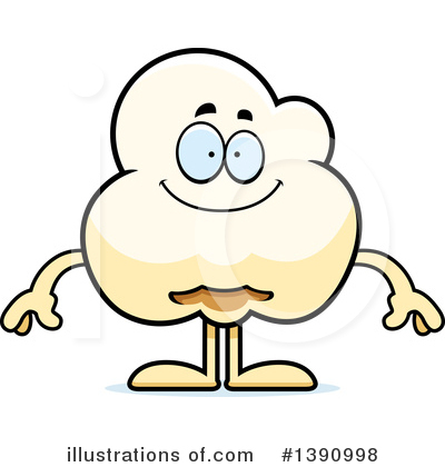 Royalty-Free (RF) Popcorn Mascot Clipart Illustration by Cory Thoman - Stock Sample #1390998