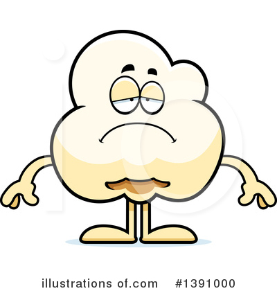 Royalty-Free (RF) Popcorn Mascot Clipart Illustration by Cory Thoman - Stock Sample #1391000