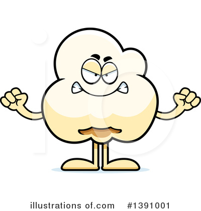 Royalty-Free (RF) Popcorn Mascot Clipart Illustration by Cory Thoman - Stock Sample #1391001