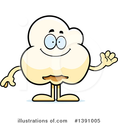 Royalty-Free (RF) Popcorn Mascot Clipart Illustration by Cory Thoman - Stock Sample #1391005