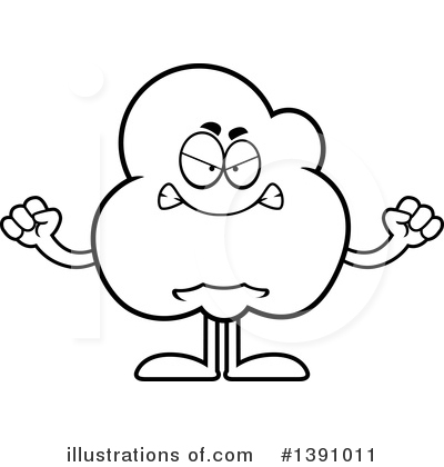 Royalty-Free (RF) Popcorn Mascot Clipart Illustration by Cory Thoman - Stock Sample #1391011