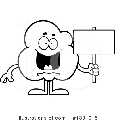 Popcorn Mascot Clipart #1391015 by Cory Thoman