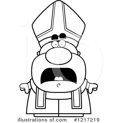 Royalty-Free (RF) Pope Clipart Illustration by Cory Thoman - Stock Sample #1217219