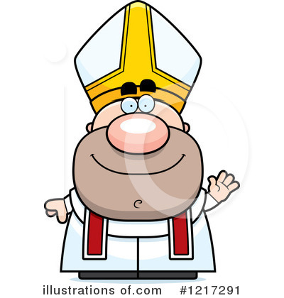 Royalty-Free (RF) Pope Clipart Illustration by Cory Thoman - Stock Sample #1217291