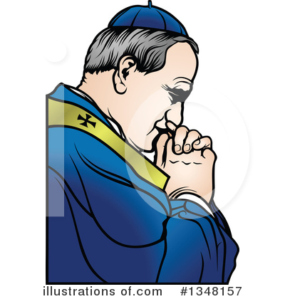 Royalty-Free (RF) Pope Clipart Illustration by dero - Stock Sample #1348157