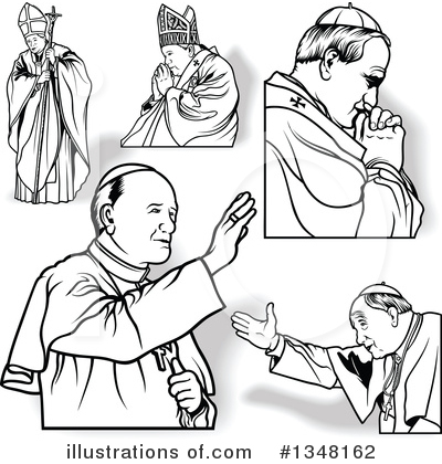Royalty-Free (RF) Pope Clipart Illustration by dero - Stock Sample #1348162