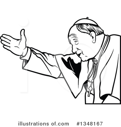 Royalty-Free (RF) Pope Clipart Illustration by dero - Stock Sample #1348167
