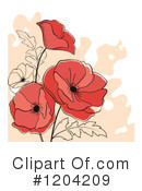 Poppy Clipart #1204209 by Vector Tradition SM