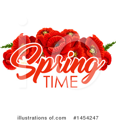 Royalty-Free (RF) Poppy Clipart Illustration by Vector Tradition SM - Stock Sample #1454247