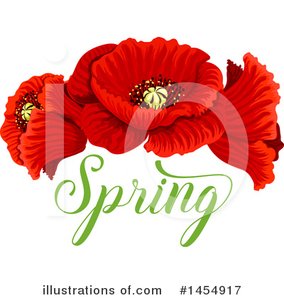 Royalty-Free (RF) Poppy Clipart Illustration by Vector Tradition SM - Stock Sample #1454917