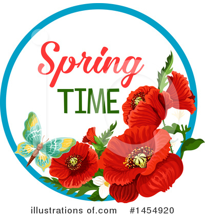Royalty-Free (RF) Poppy Clipart Illustration by Vector Tradition SM - Stock Sample #1454920