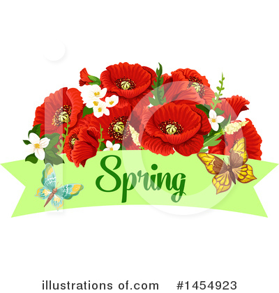 Royalty-Free (RF) Poppy Clipart Illustration by Vector Tradition SM - Stock Sample #1454923