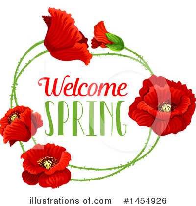 Royalty-Free (RF) Poppy Clipart Illustration by Vector Tradition SM - Stock Sample #1454926