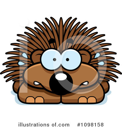 Royalty-Free (RF) Porcupine Clipart Illustration by Cory Thoman - Stock Sample #1098158