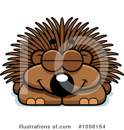 Royalty-Free (RF) Porcupine Clipart Illustration by Cory Thoman - Stock Sample #1098164