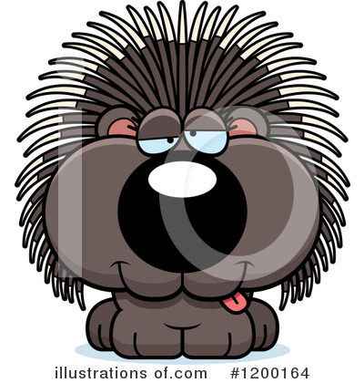 Royalty-Free (RF) Porcupine Clipart Illustration by Cory Thoman - Stock Sample #1200164