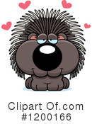 Porcupine Clipart #1200166 by Cory Thoman